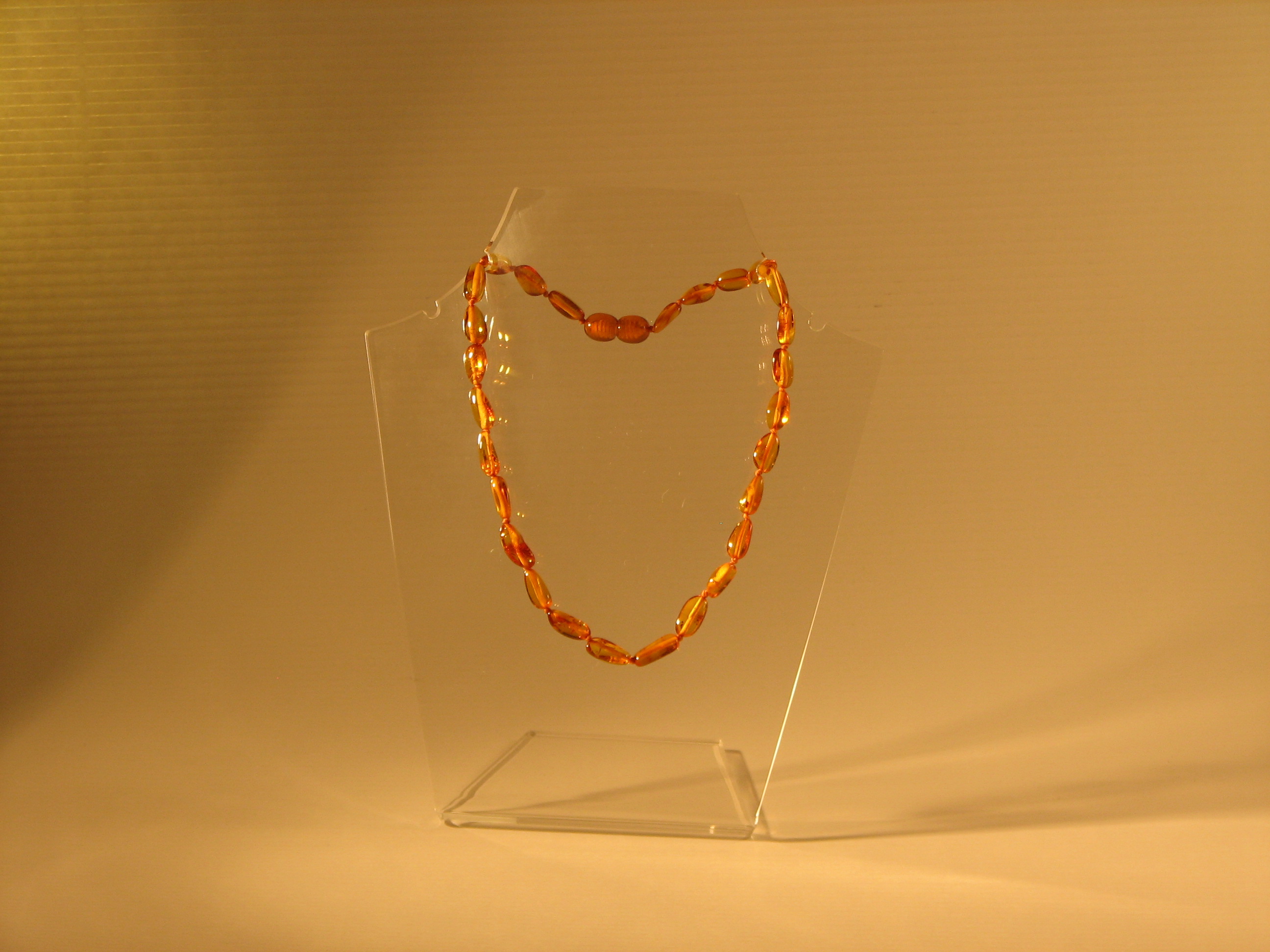 Amber Teething Necklaces Olive Cognac