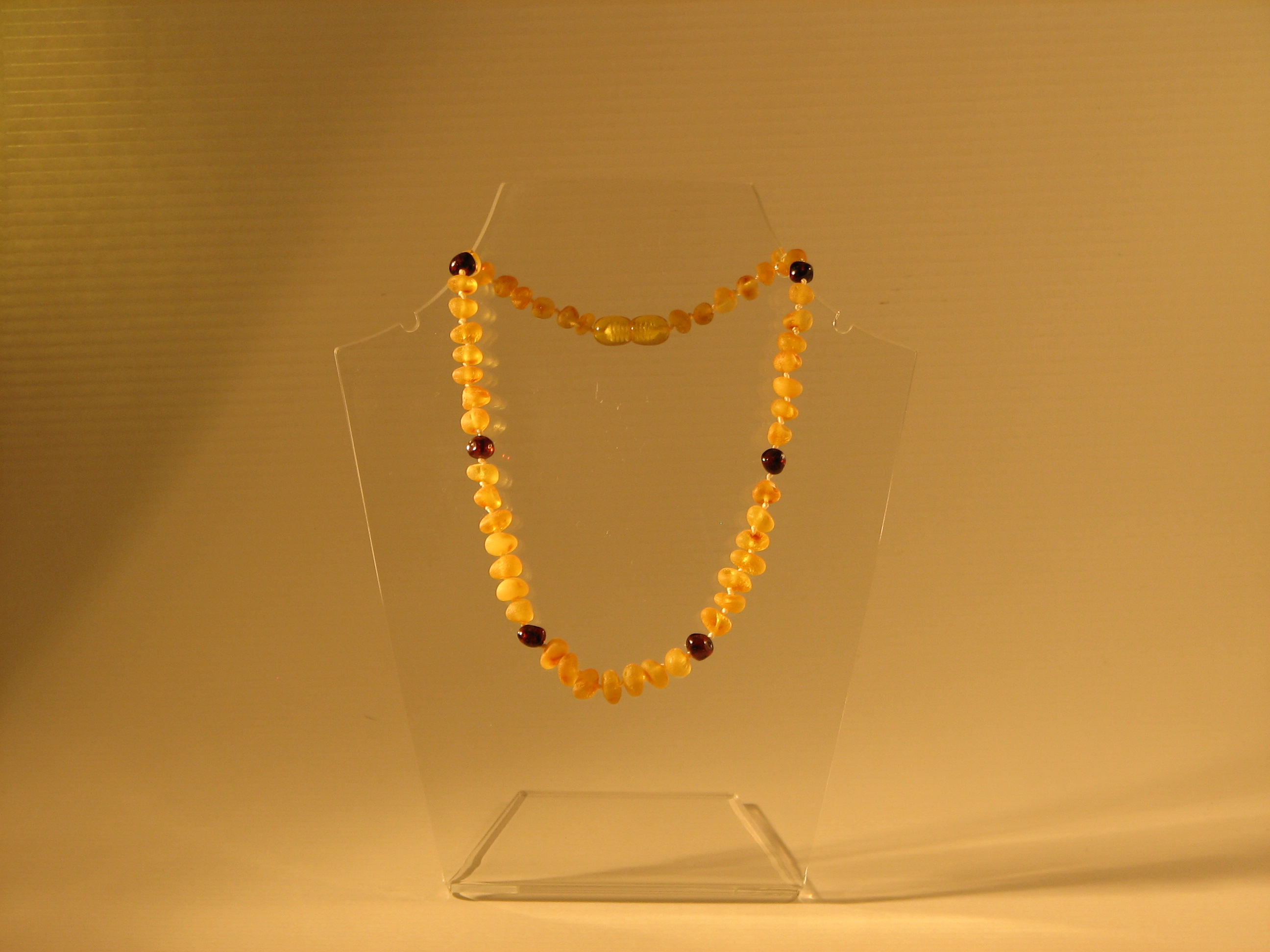 Amber Teething Necklaces Natural Baroque